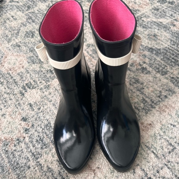 Kate spade bow heel rainboots - Picture 3 of 5